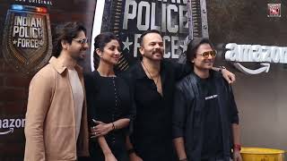 Rohit Shetty Sidharth Malhotra Shilpa ShettyampVivek Oberoi GRAND Entry At Indian Police Force MOVIE [upl. by Arbmat]