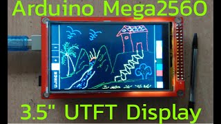 35 inch UTFT Display calibration Example using arduino mega2560 [upl. by Keryt468]