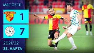 ÖZET Göztepe 17 Çaykur Rizespor  35 Hafta  202122 [upl. by Tillford]