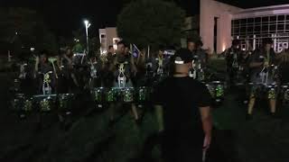 2018 Carolina Crown drumline DCI Denton Texas lot July 19th [upl. by Eidnar]