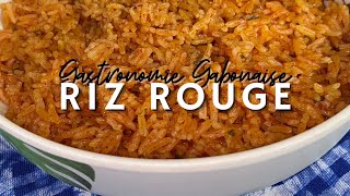 Riz rouge  Gastronomie Gabonaise  Cuisine du Gabon [upl. by Ativet]