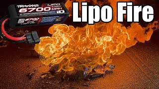 How Safe Are Lipo Batteries Huge Explosion [upl. by Keefer852]