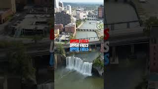 Upper Falls Rochester NY • 4k Drone Tour [upl. by Kalmick163]