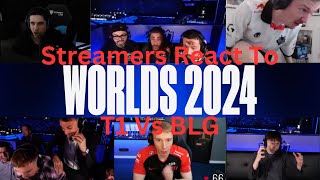 Streamers React to the GREATEST Engage at Worlds 2024 Day 21 [upl. by Atteiluj]