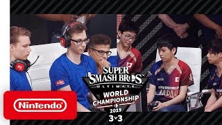 Super Smash Bros Ultimate World Championship 2019 3v3 Finals [upl. by Ordnasela]