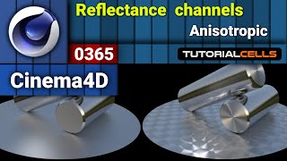 0365 Reflectance channel  Anisotropic  in cinema 4d [upl. by Joseito]