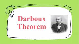 Proof of Darboux Theorem [upl. by Patrica570]