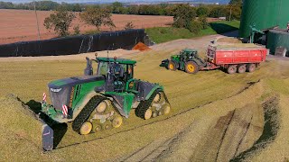 Mais 2023  John Deere 9620RX Köhl Harvest  John Deere 9700i  SHL Nordhausen  Case Puma  silage [upl. by Changaris608]