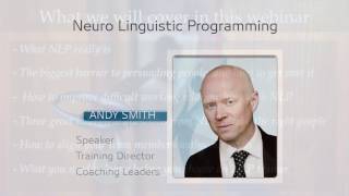 Uses of Neuro Linguistic Programming NLP  Andy Smith Live Webinar [upl. by Deloria]