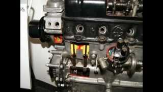 WIE EIN MOTOR FUNKTIONIERT HOW THE AN ENGINE motoru WORKS CAR 4 STROKE ŠKODA SCHNITTMOTOR [upl. by Dorrahs]