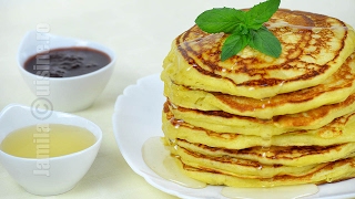 Clatite americane  Pancakes  JamilaCuisine [upl. by Alleris632]