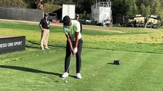 Tony Finau slowmo golf swing 2018 Genesis Open [upl. by Mathis]