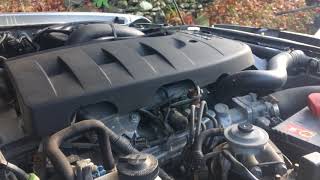 Ford Ranger  Mazda BT50 30 MZRCD TDCI turbo diesel engine start up  rev sound [upl. by Sheryl]