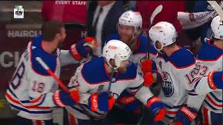 Oilers Connor Brown scores a short handed goal in Game 5 of the Stanley Cup Final [upl. by Akinor]