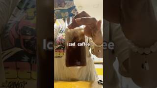 Iced coffee recipe coffee youtubeshorts trending viralvideo love food explore fyp recipe [upl. by Sherlocke]