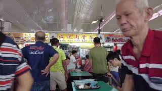 Singapore HAWKER CENTRE STREET Food Tour  Local Market [upl. by Oaoj]