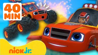 Blaze and the Monster Machines  Feuer amp WasserNotrettungen  40 MinutenCompilation  Nick Jr [upl. by Anahsahs]