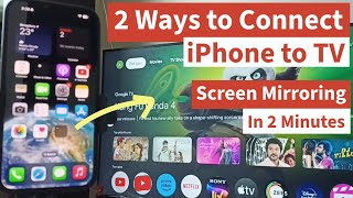 2 Ways to Connect iPhone to TV 2025 [upl. by Adneram]