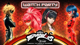 MIRACULOUS WORLD  🐉 Shanghai La Légende de Ladydragon ⭐ ÉPISODE ENTIER  WATCH PARTY 📺 [upl. by Groves]