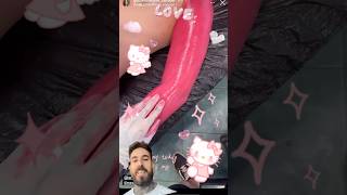 PRIMER PINKOUT brazo TATUADO de ROSA 🤯 [upl. by Marzi267]