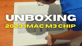 Unboxing 2023 IMAC M3 CHIP 🖥️ [upl. by Aliahs]