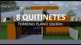 8 QUITINETES NO TERRENO DE 10x30m [upl. by Trinl821]