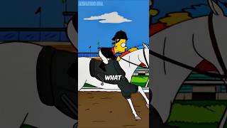 What Happens When Bart Becomes A Jockey thesimpsons [upl. by Cleti]