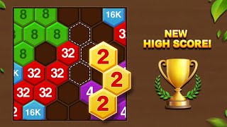 Hexa puzzle  Number game Gameplay Android [upl. by Kelleher260]