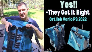 BEST BackpackPannier Convertible ORTLIEB VARIO PS Review New For 2022 [upl. by Aidam912]