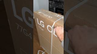 Upgrading to LG’s HUGE 77” INCH OLED G4 NEW G4 LG LGs OledTV LGElectronics Unboxing [upl. by Reneta411]