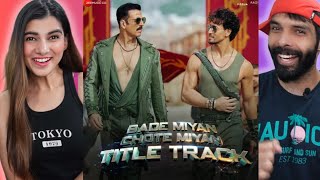 Bade miyan chote miyan song reaction  Akshay Kumar  Tiger Shroff  Vishal MishraAnirudhIrshad K [upl. by Wetzel791]