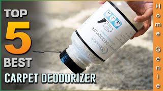 Top 5 Best Carpet Deodorizers Review for OdorsMildewWet Carpet 2023 Power amp Solution Deodorizers [upl. by Anglo]