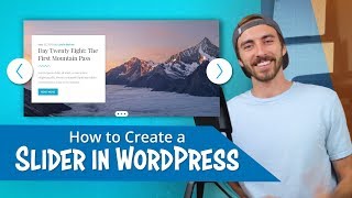 How to Create a Slider in WordPress  EASY [upl. by Ecniuq]