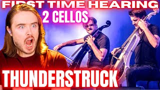 2Cellos  quotThunderstruck LIVEquot Reaction FIRST TIME HEARING [upl. by Granoff701]