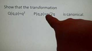 Hamiltonian Equation Canonical Transformation [upl. by Keiko690]