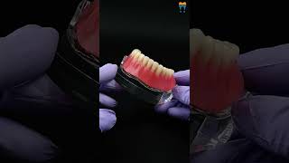 iDENTical Implant Model with Silver Bar M6008  Visual Guide to Mandibular Overdentures shortsvideo [upl. by Rama]