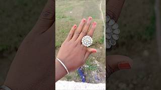 Kundan beads se ring 💍💍diy diycarfts craft diyringdiyaccessories carftsforhome diyjewelry [upl. by Ethban]