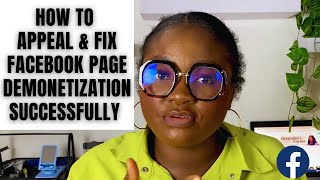 How to Remove or Appeal Facebook Demonetization [upl. by Margarete]