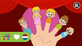 DE FAMILIE VINGER  Kinderliedjes  Liedjes voor Peuters en Kleuters  Minidisco [upl. by Trimble]