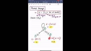 FORMAL CHARGE  Ozone ka Formal Charge kaise Nikale😱🔥 shorts chemistry inorganicchemistry [upl. by Merry]