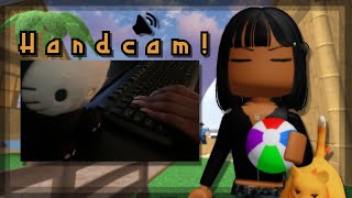 MM2 gameplay on handcam amp keyboard asmr [upl. by Asiral]