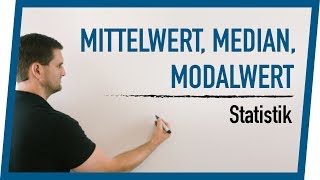 Mittelwert Median Modalwert  Statistik  Mathe by Daniel Jung [upl. by Assiled]