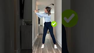 Hallway Drill for More Power golf golfswing golftips [upl. by Linskey]