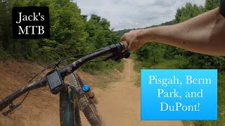 Riding Pisgah Berm Park and DuPont in North Carolina [upl. by Einahpats596]