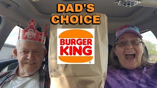 Dads Choice Burger King and a Penny Hack Review foodreview fastfood honestfoodreviews [upl. by Emmalyn]