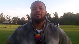 Talking with Ragsdale High School Football Coach Antwon Stevenson at RHS Tigers practice 8122024 [upl. by Elsi140]