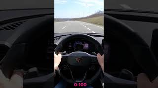 Cupra Leon 14 eHYBRID 245HP Acceleration 0100 [upl. by Refeinnej]