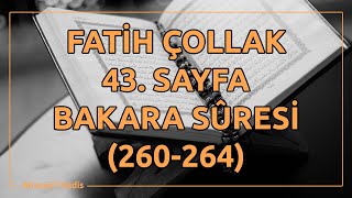 Fatih Çollak  43Sayfa  Bakara Suresi 260264 [upl. by Eurydice]