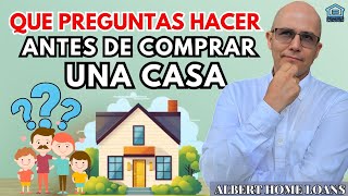 Preguntas antes de comprar una casa [upl. by Sitarski54]