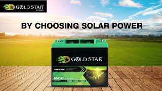 Gold Star Solar VRLA Battery  Best solar battery shorts battery [upl. by Rosalba]